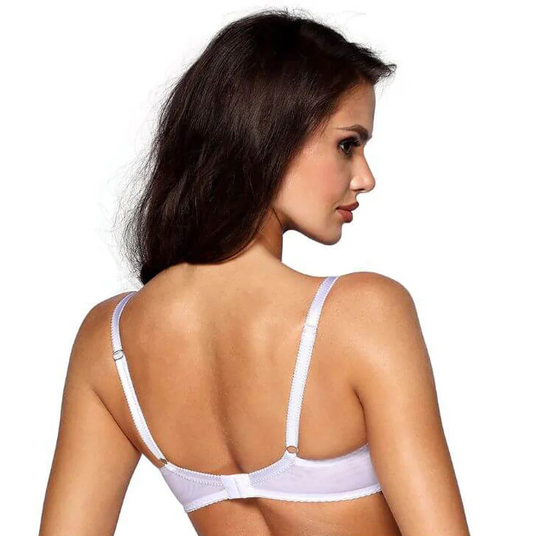 Bridal Sheer Balconette Bra Axami Josephine - STREET STYLE