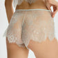 Sheer Eyelash Lace Short Blush Serene Mint - STREET STYLE