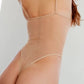 Sheer Mesh Stretch Bodysuit Blush The Mesh Bare - STREET STYLE