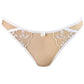 Sheer Mesh Thong Panty Axami Enigma White - STREET STYLE