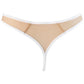 Sheer Mesh Thong Panty Axami Enigma White - STREET STYLE