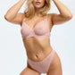 Sheer Mesh Underwire Bra Blush Lotus Rosewater - STREET STYLE