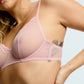 Sheer Mesh Underwire Bra Blush Lotus Rosewater - STREET STYLE