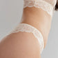Sheer Stretch Cheeky Tanga Panty Blush The Lace Crema - STREET STYLE