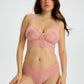 Sheer Stretch Wireless Bralette Blush The Lace Rose - STREET STYLE