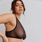 Sheer Wireless Front-Closure Bralette Astrid Black | Blush Lingerie - STREET STYLE