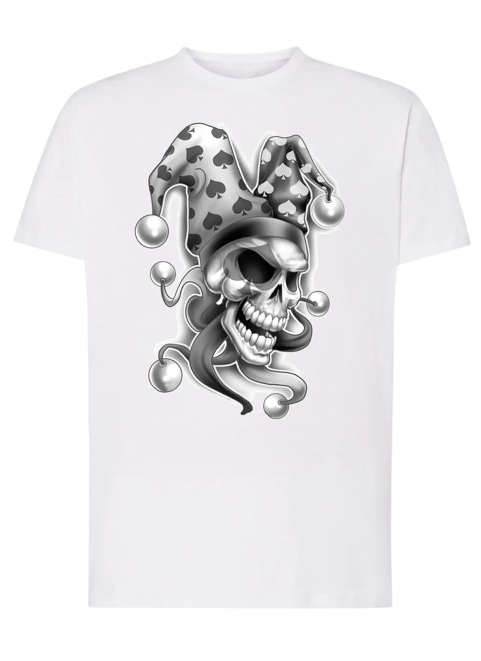 Skull Giolly Asso Tattoo 9004 T-shirt Urban Men Uomo 100% Cotone Pettinato JK - STREET STYLE