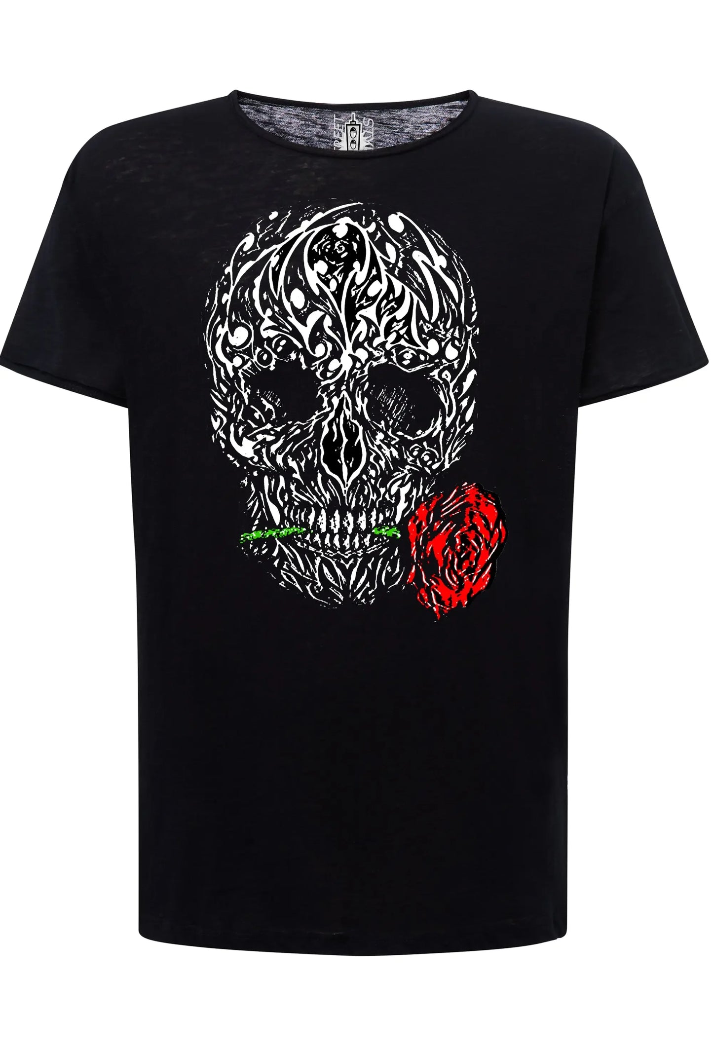 Skull & Rose | T-shirt Uomo Urban Slub 100% Cotone - STREET STYLE