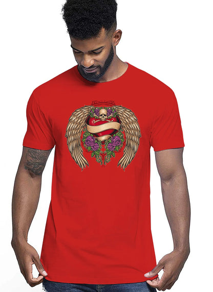 Steamp Punk Skull Tattoo 9054 T-shirt Urban Men Uomo 100% Cotone Pettinato JK - STREET STYLE