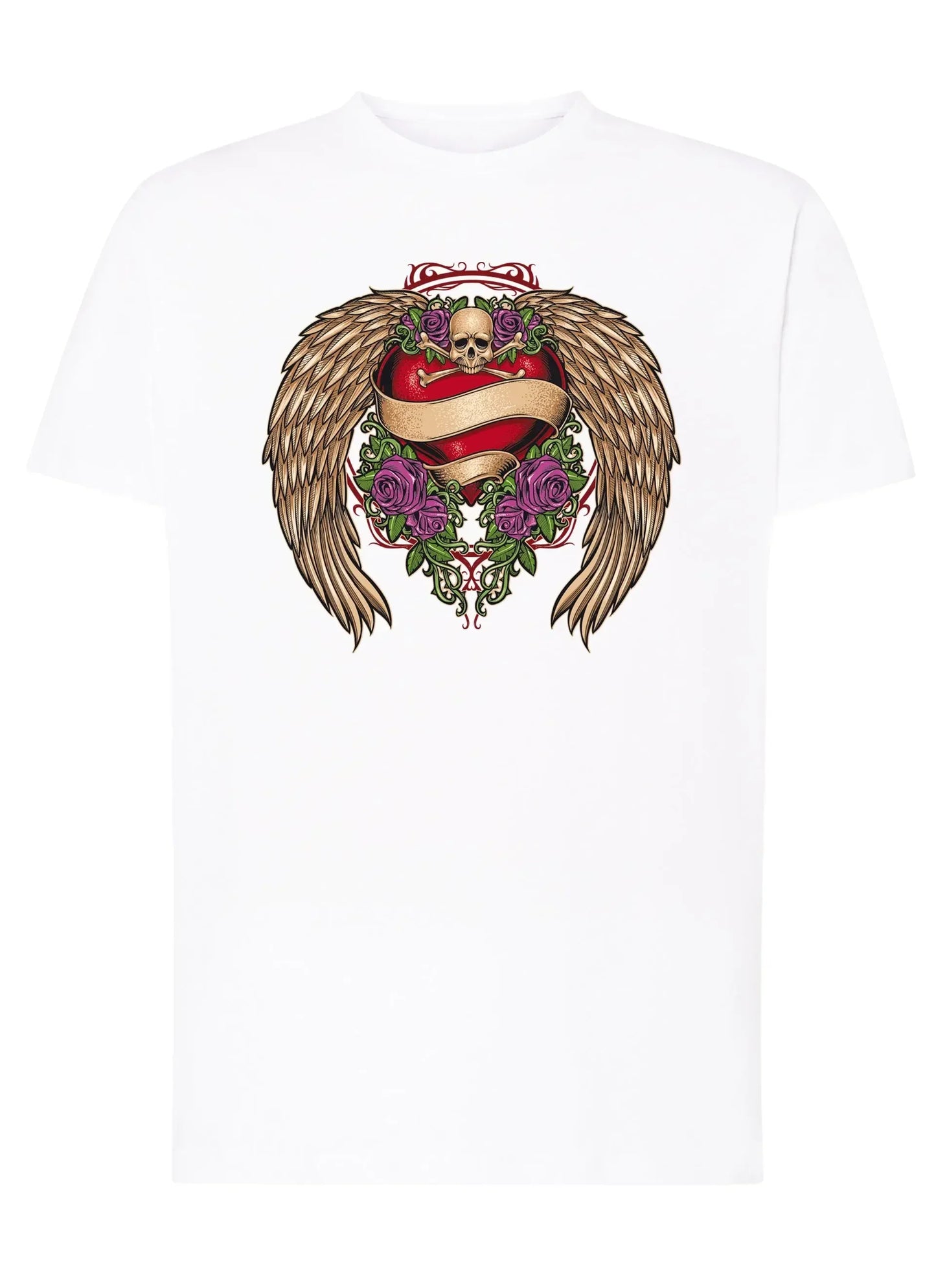 Steamp Punk Skull Tattoo 9054 T-shirt Urban Men Uomo 100% Cotone Pettinato JK - STREET STYLE