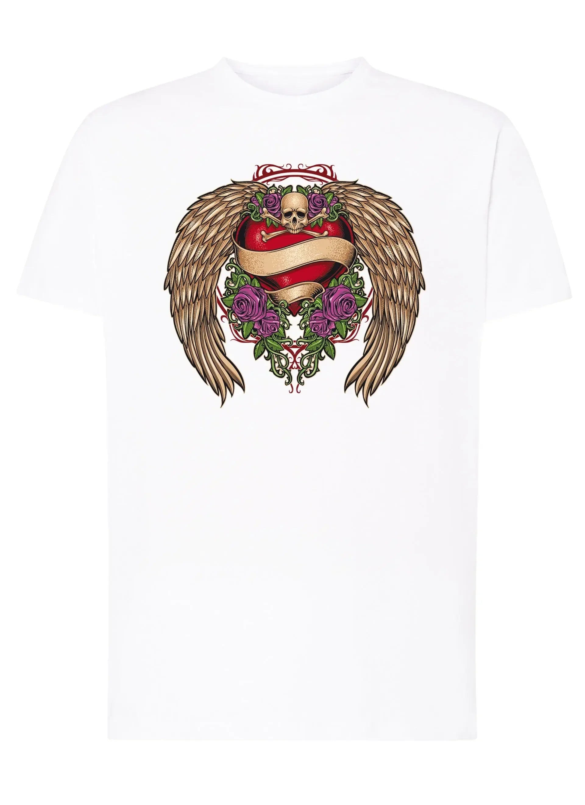Steamp Punk Skull Tattoo 9054 T-shirt Urban Men Uomo 100% Cotone Pettinato JK - STREET STYLE