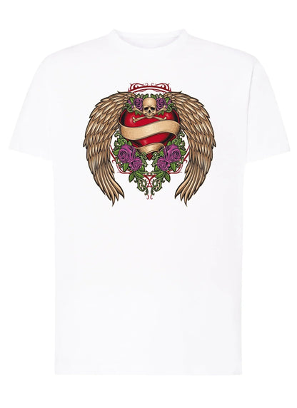 Steamp Punk Skull Tattoo 9054 T-shirt Urban Men Uomo 100% Cotone Pettinato JK - STREET STYLE
