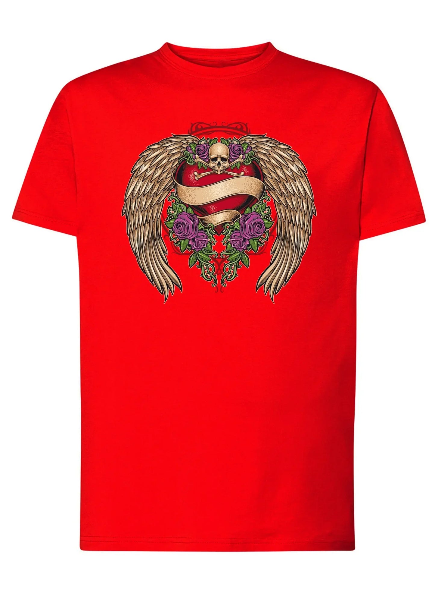 Steamp Punk Skull Tattoo 9054 T-shirt Urban Men Uomo 100% Cotone Pettinato JK - STREET STYLE