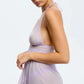 Stretch Mesh Babydoll Blush Caché Lilac - STREET STYLE