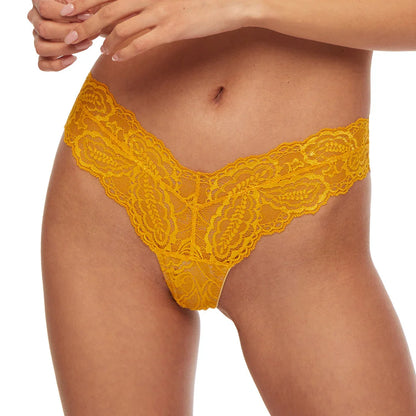 Kinga Sunkiss Soft Lace Sheer Tanga Panty - STREET STYLE
