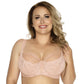 Sheer Lace Full Figure Bra Demeter Pink - STREET STYLE