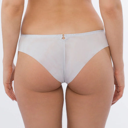 Sheer Mesh Tulle Embroidered Tanga Panty Sweet - STREET STYLE