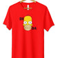 T-Shirt Homer Simpson Maglietta Blasfema Rebus DI HOMER DA 100% Cotone - STREET STYLE