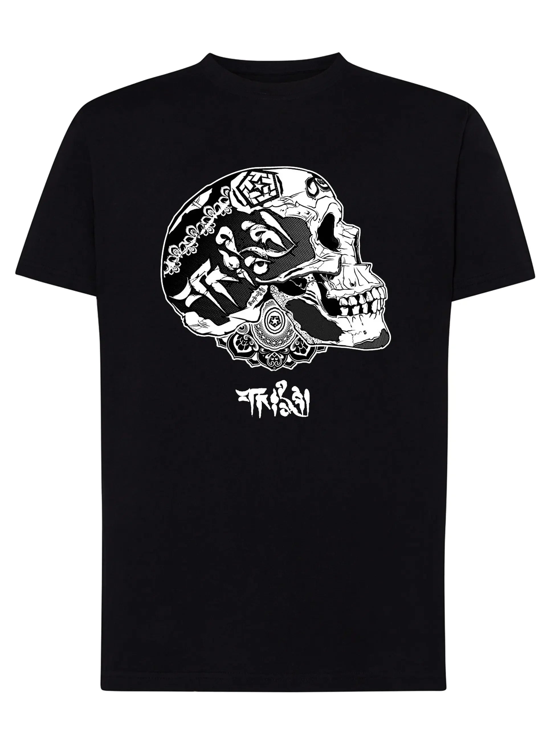 Tattoo Tribal Skull Zombi Tattoo 9031 T-shirt Urban Men Uomo 100% Cotone Pettinato JK - STREET STYLE