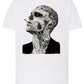 Tattoo Uman Men Cigar Skull Zombi Tattoo 9024 T-shirt Urban Men Uomo 100% Cotone Pettinato JK - STREET STYLE