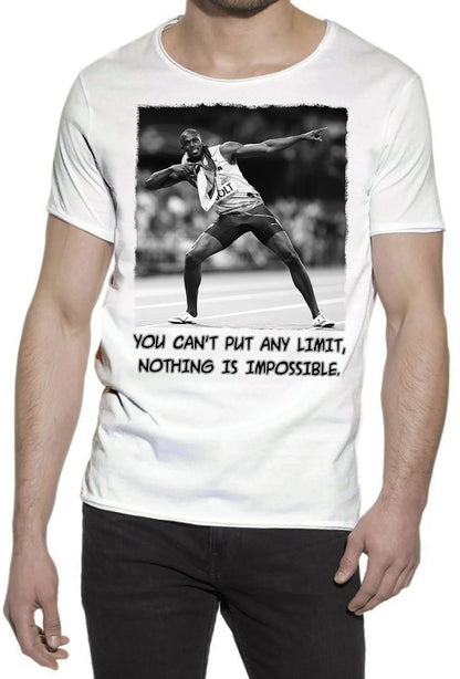 The Legend Bolt - T-shirt Uomo Cotone Fiammato - STREET STYLE