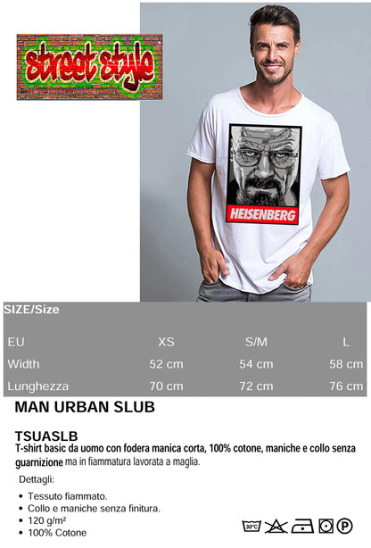The Legend Heisenberg - T-shirt Uomo Cotone - STREET STYLE