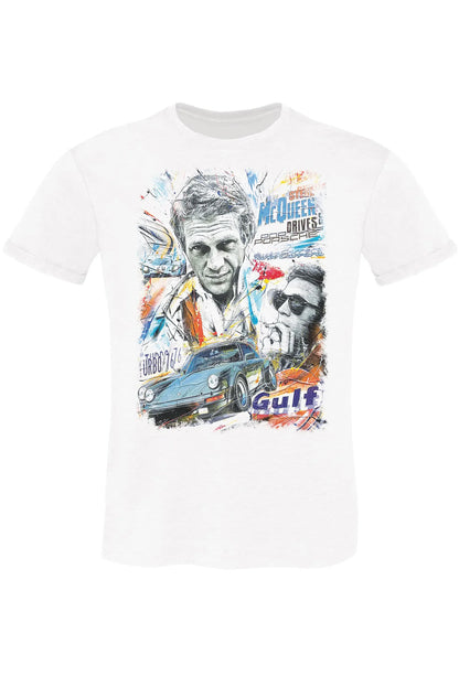 The Legend MC Queen - T-shirt Uomo Cotone Fiammato - STREET STYLE