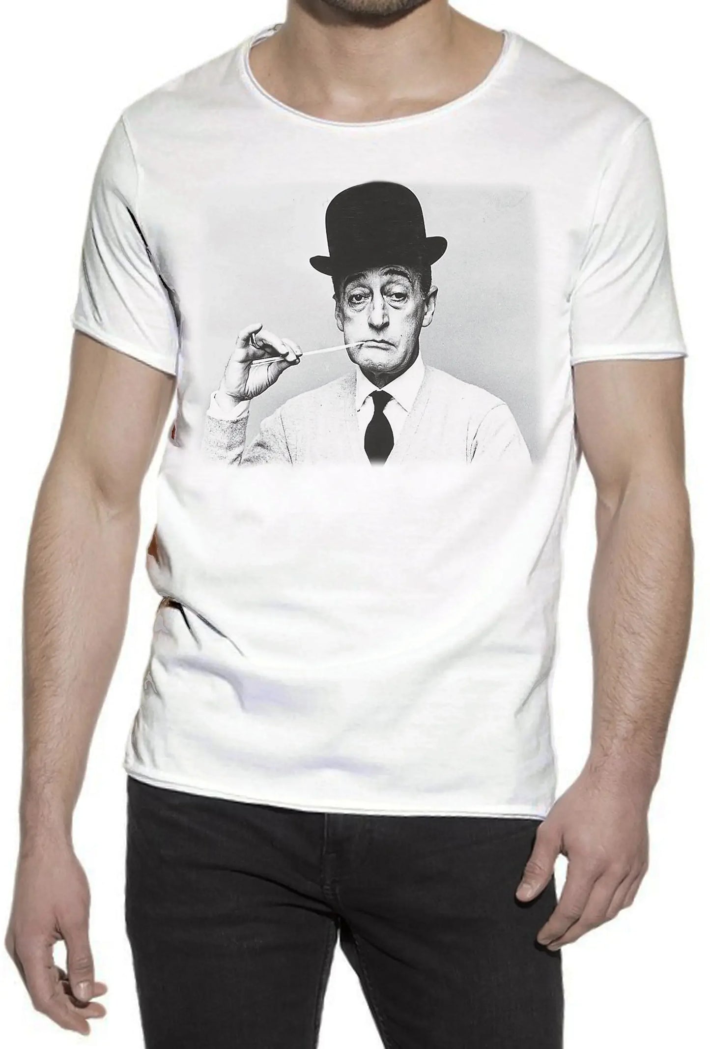 The Legend Totò - T-shirt Uomo Cotone Fiammato - STREET STYLE