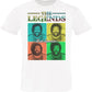 The Legends Quad Bud Spencer 18-70-9 T-Shirt Urban Men Uomo 100% Cotone Fiammato BS - STREET STYLE