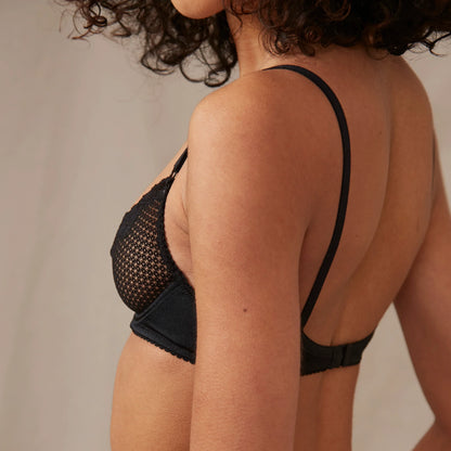 Soft Demi Bra Timpa Alice Black - STREET STYLE