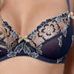 Semi-Sheer Full Figure Bra Axami Blue Lagoon - STREET STYLE