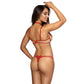 Sexy Open Cup Shelf Bra Axami Naughty in Nude Red - STREET STYLE
