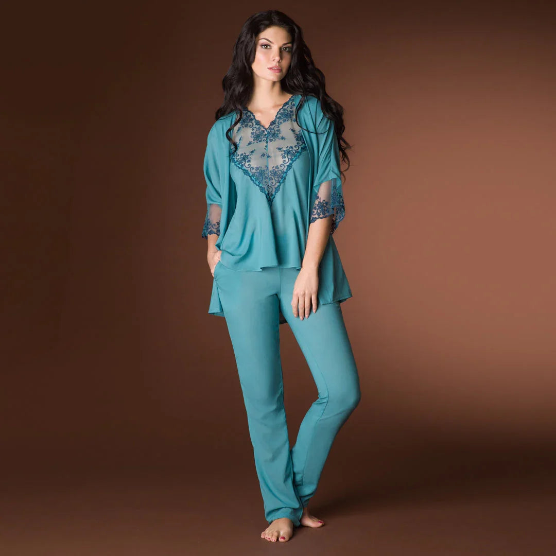 Sheer Lace Pajama Top Vova Lingerie Cosima - STREET STYLE
