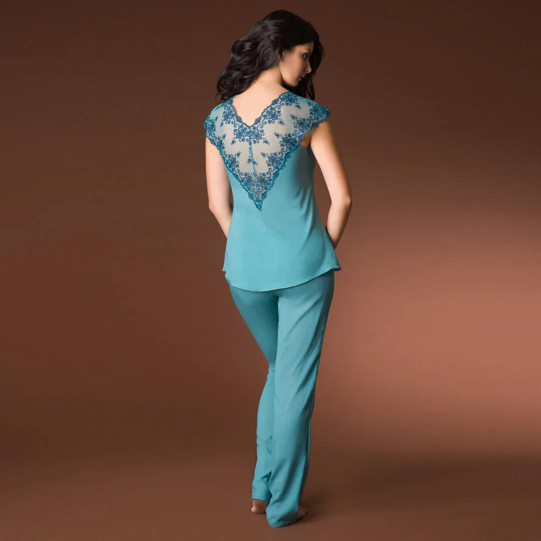 Sheer Lace Pajama Top Vova Lingerie Cosima - STREET STYLE