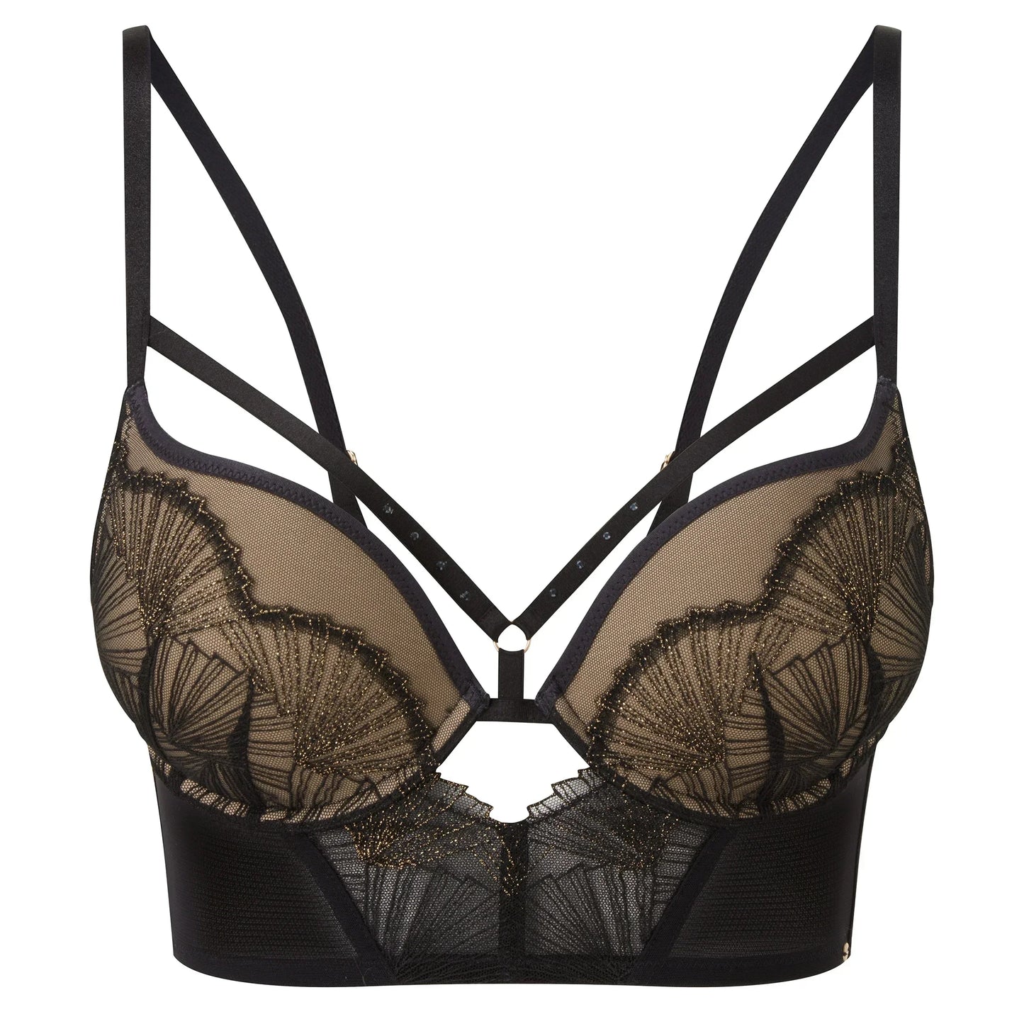 Gossard VIP Captivate Longline Padded Plunge Bra - STREET STYLE