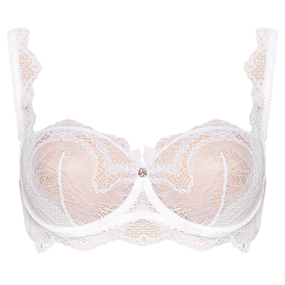 Sheer Lace Balconette Bra Ajour Aventine - STREET STYLE