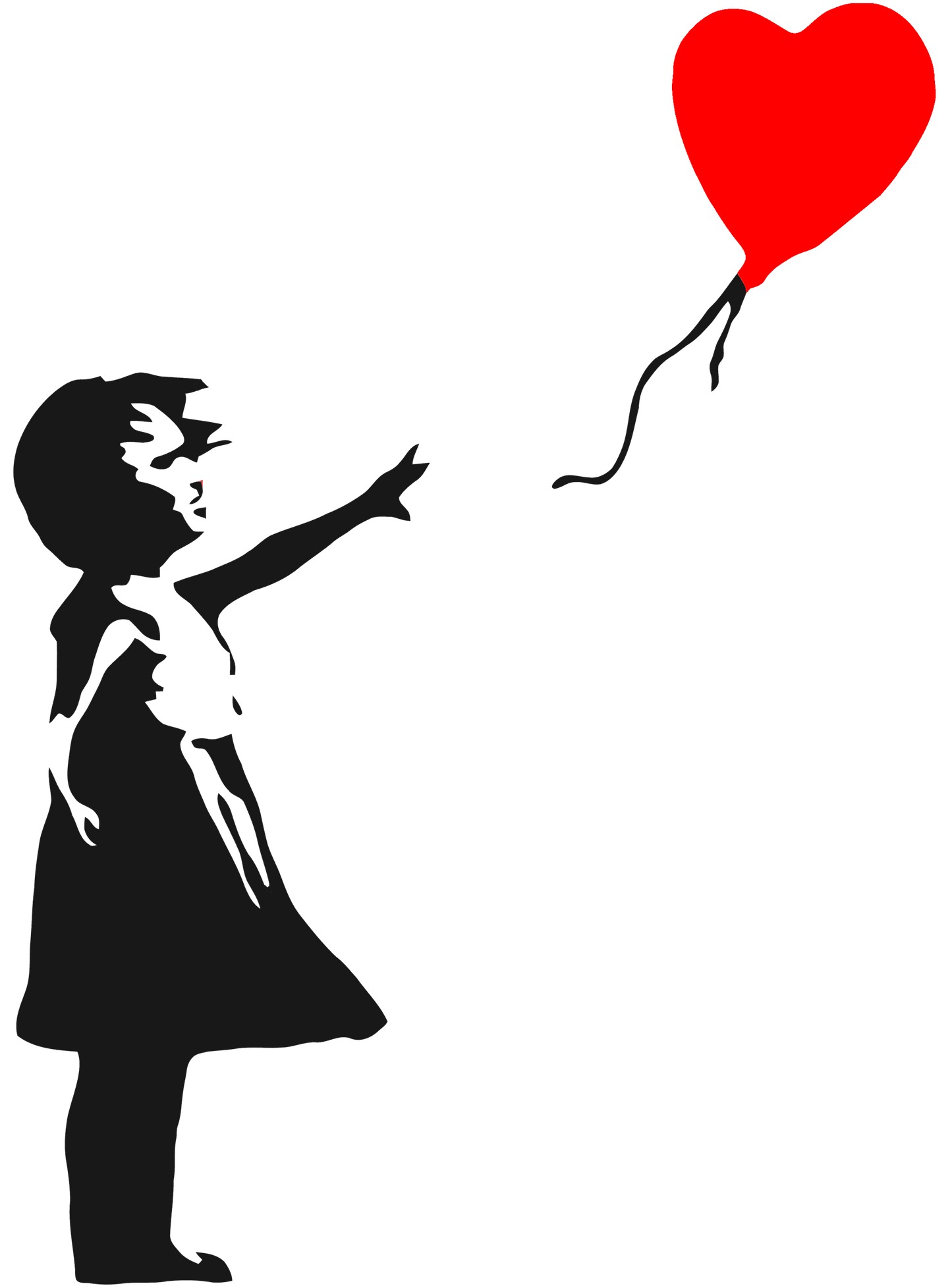 Bambina Banksy 3500 Lady T-Shirt Donna 100% Cotone Pettinato JK - STREET STYLE