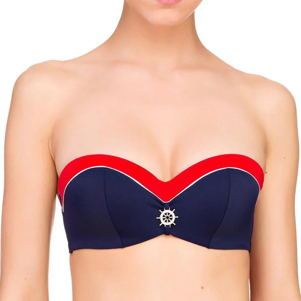Lightly Lined Bikini Top Lauma Swim Regatta - STREET STYLE