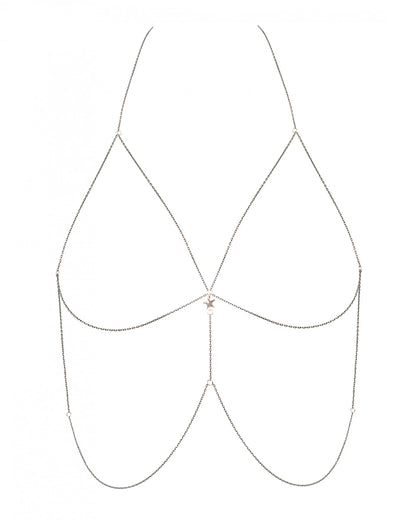 Gold Bikini Body Chain Obsessive Bijou - STREET STYLE