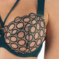 Sheer Mesh Tulle Tulip Seam Balconette Bra Boobie Emerald - STREET STYLE