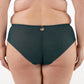 Sheer Mesh Tulle Embroidered Brief Panty Boobie Emerald - STREET STYLE