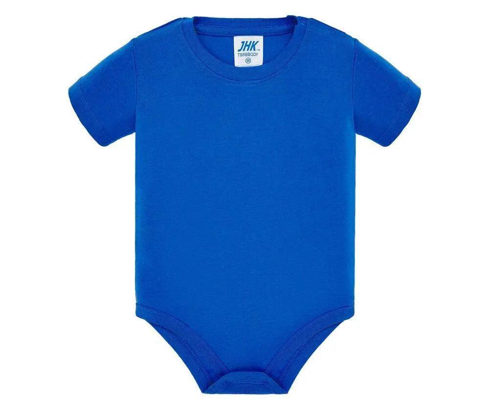 Body neonato azzurro manica corta in cotone JHK, streetwear bambini Street Style Rimini
