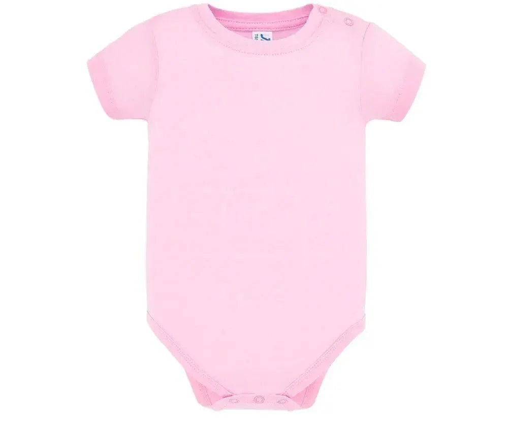 Body neonato rosa maniche corte 100% cotone streetwear Street Style Rimini