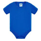 Body neonato blu maniche corte 100% cotone, streetwear JHK, Street Style Rimini