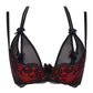 Axami Tamarillo Sorbet Sheer Peek-a-Boo Bra - STREET STYLE