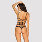 Ultra Sexy Open Cup Crotchless String 3 Piece Lingerie Set Bravelle - STREET STYLE