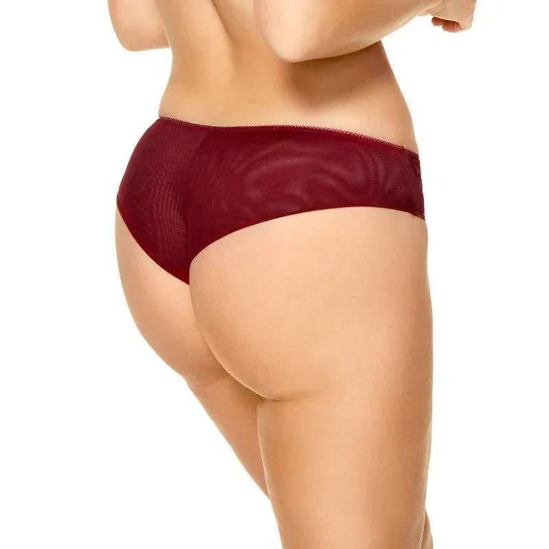 Brazilian Panty Double Tulle Kinga Cherry - STREET STYLE