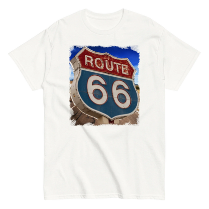 T-shirt Uomo Route 66 - Stampa Vintage Iconica Americana 12066-4 - STREET STYLE