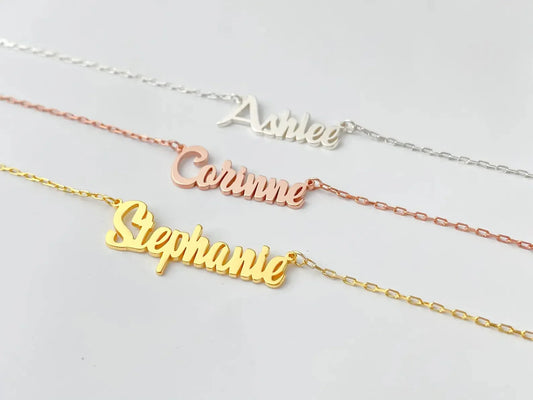 Name Necklace - personalized name necklace - STREET STYLE