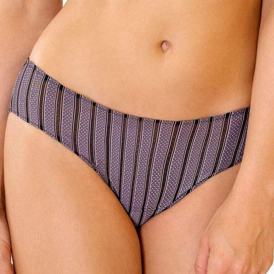 Soft Stretch Bikini Panty Daisy Stripe - STREET STYLE